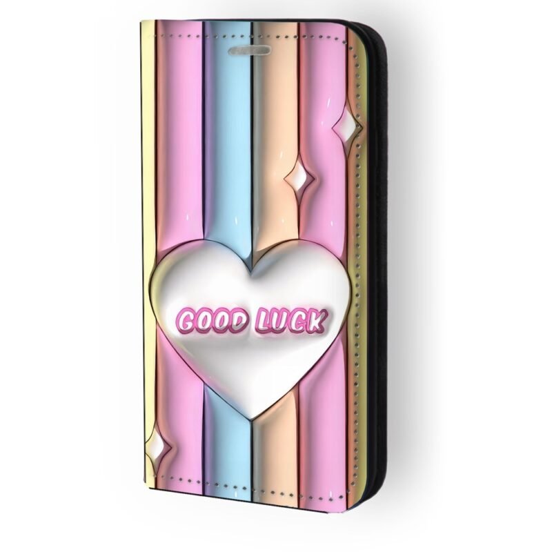 Θήκη book με σχέδιο good luck 91567 (iPhone 16 Pro)