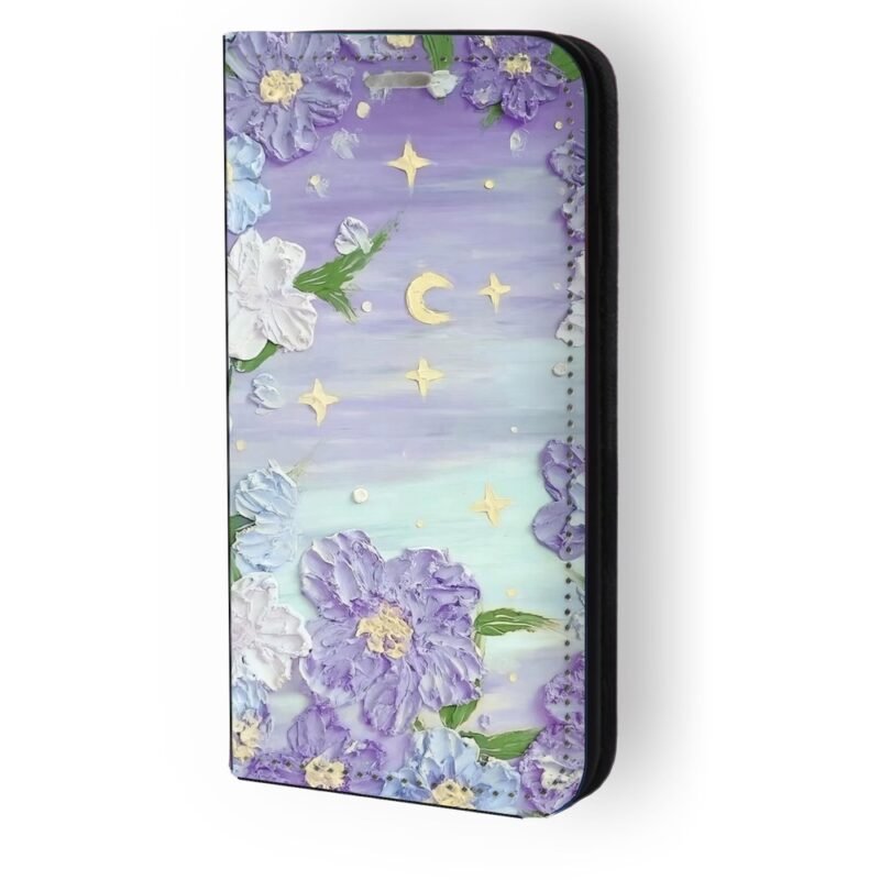 Θήκη book με σχέδιο flowers 91570 (iPhone 16 Pro)