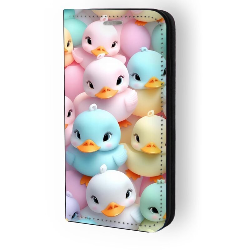 Θήκη book με σχέδιο ducks 91571 (iPhone 16 Pro)