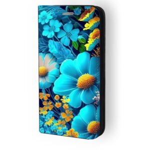 Θήκη book με σχέδιο flowers 91580 (iPhone 16 Pro Max)