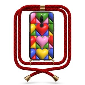 Heart patterns θήκη με κορδόνι & σχέδιο 9877 για Xiaomi Redmi 8/8A