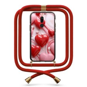 Hearts θήκη με κορδόνι & σχέδιο 9801 για Xiaomi Redmi 8/8A