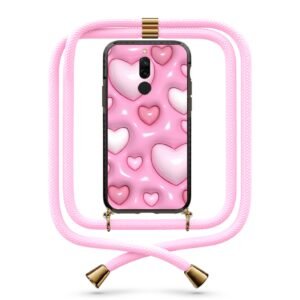 3d hearts θήκη με κορδόνι & σχέδιο 9821 για Xiaomi Redmi 8/8A