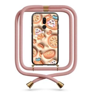 3d fruit bird θήκη με κορδόνι & σχέδιο 9831 για Xiaomi Redmi 8/8A