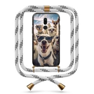 Sunglass dogs θήκη με κορδόνι & σχέδιο 9832 για Xiaomi Redmi 8/8A