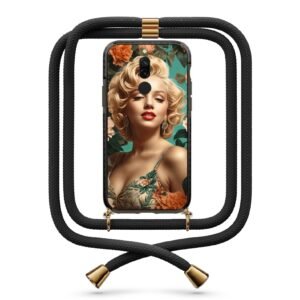 Marylin Monroe θήκη με κορδόνι & σχέδιο 9834 για Xiaomi Redmi 8/8A