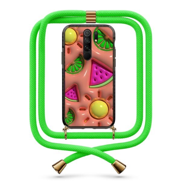 3d fruits θήκη με κορδόνι & σχέδιο 9824 για Xiaomi Redmi 9