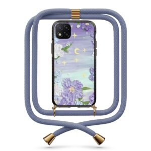 Flower art θήκη με κορδόνι & σχέδιο 9802 για Xiaomi Redmi 9C