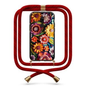 Flowers θήκη με κορδόνι & σχέδιο 9880 για Xiaomi Redmi 8/8A