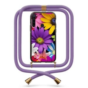 Flowers θήκη με κορδόνι & σχέδιο 9796 για Xiaomi Redmi Note 8