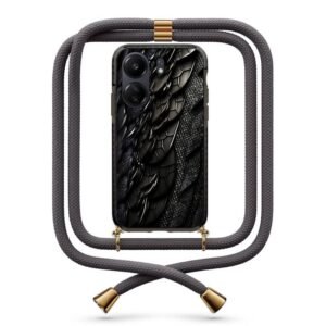 Dark abstract θήκη με κορδόνι & σχέδιο 9882 για Redmi 13C 4G