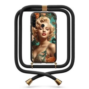 Marylin Monroe θήκη με κορδόνι & σχέδιο 9834 για Xiaomi Redmi Note 8