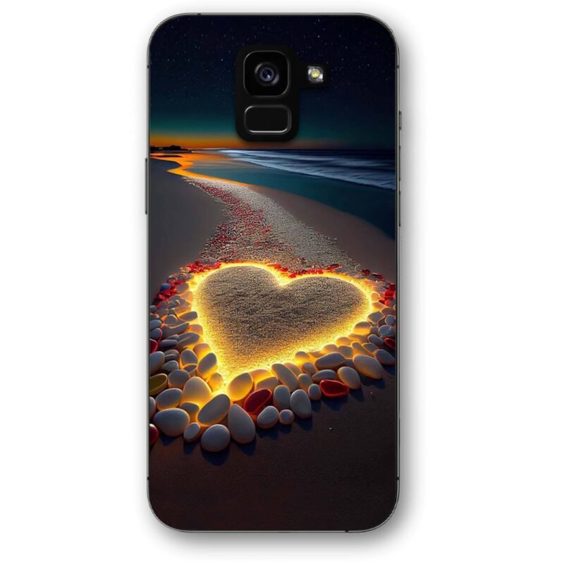 Beach heart θήκη κινητού 91300 για Galaxy A8 Plus 2018