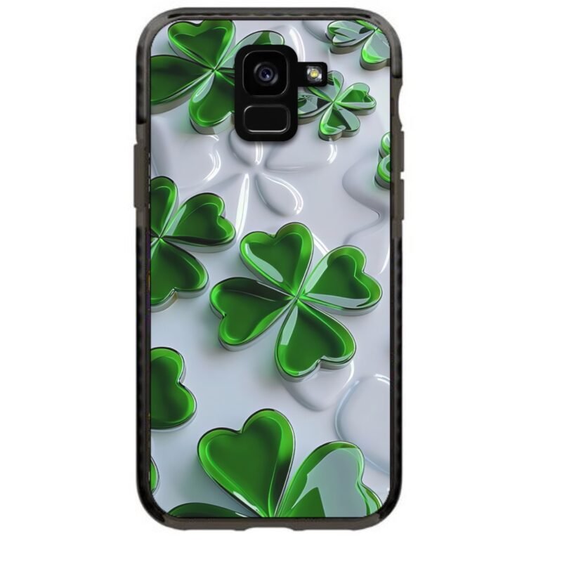 Clover pattern θήκη κινητού 91659 γιά  Galaxy A8 Plus 2018