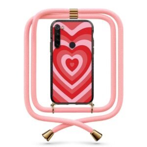 Heart illusion θήκη με κορδόνι & σχέδιο 9887 για Xiaomi Redmi Note 8