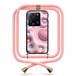 3d hearts θήκη με κορδόνι & σχέδιο 9889 για Xiaomi Mi 13T/13T Pro