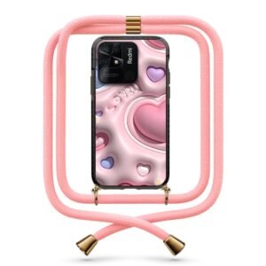 3d hearts θήκη με κορδόνι & σχέδιο 9889 για Xiaomi Redmi 10C
