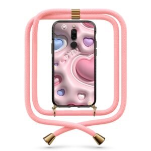3d hearts θήκη με κορδόνι & σχέδιο 9889 για Xiaomi Redmi 8/8A