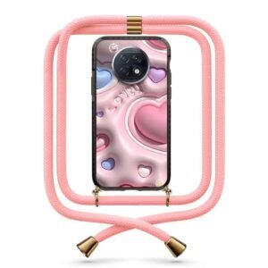 3d hearts θήκη με κορδόνι & σχέδιο 9889 για Xiaomi Redmi Note 9T 5G