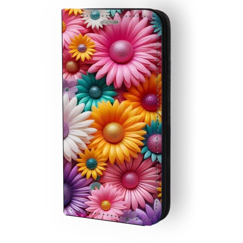 Θήκη book με σχέδιο flowers 91705 (Samsung A36)