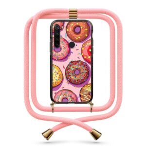 Donuts θήκη με κορδόνι & σχέδιο 9891 για Xiaomi Redmi Note 8
