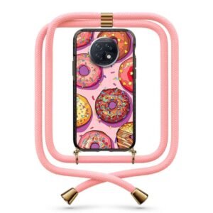 Donuts θήκη με κορδόνι & σχέδιο 9891 για Xiaomi Redmi Note 9T 5G