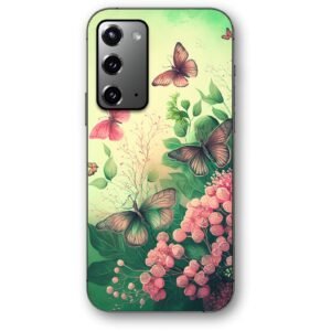 Flower butterflies θήκη κινητού 91255 για Galaxy Note 20