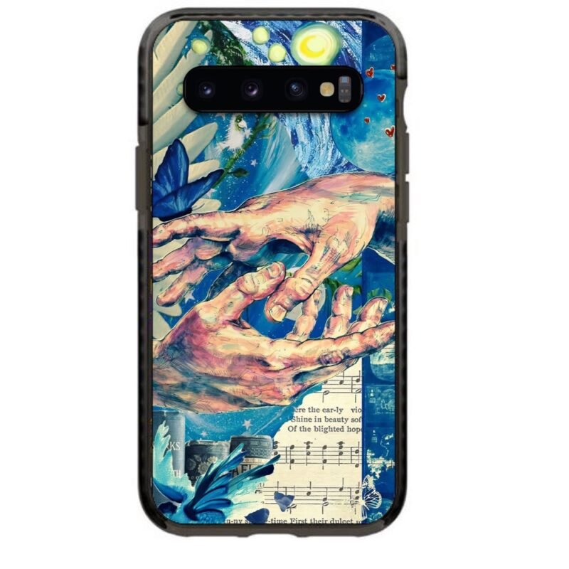 Touching hands θήκη κινητού 91869 γιά  Galaxy S10