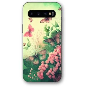 Flower butterflies θήκη κινητού 91255 για Galaxy S10