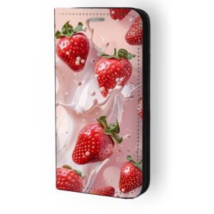 Θήκη book με σχέδιο strawberries 91752 για Xiaomi 12T/12T Pro