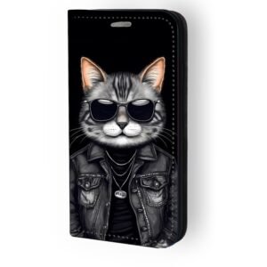 Θήκη book με σχέδιο dressed cat 91757 για Xiaomi 12T/12T Pro