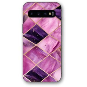 Rhomboid pattern θήκη κινητού 91172 για Galaxy S10 Plus