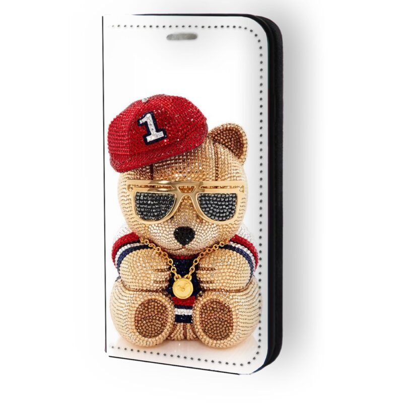 Θήκη book με σχέδιο swag teddy bear 91765 (Redmi Note 14 5G)