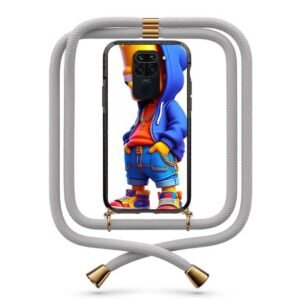 Simpson θήκη με κορδόνι & σχέδιο 9898 για Xiaomi Redmi Note 9