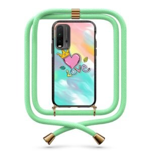 Love θήκη με κορδόνι & σχέδιο 9900 για Xiaomi Redmi 9T