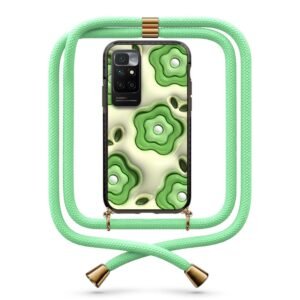 Flower pattern θήκη με κορδόνι & σχέδιο 9904 για Xiaomi Redmi 10