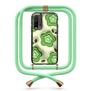 Flower pattern θήκη με κορδόνι & σχέδιο 9904 για Xiaomi Redmi 9T