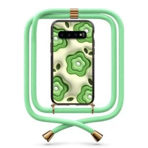 Flower pattern θήκη με κορδόνι & σχέδιο 9904 για  Galaxy S10