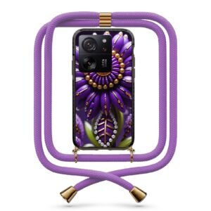 Flower θήκη με κορδόνι & σχέδιο 9842 για Xiaomi Mi 13T/13T Pro