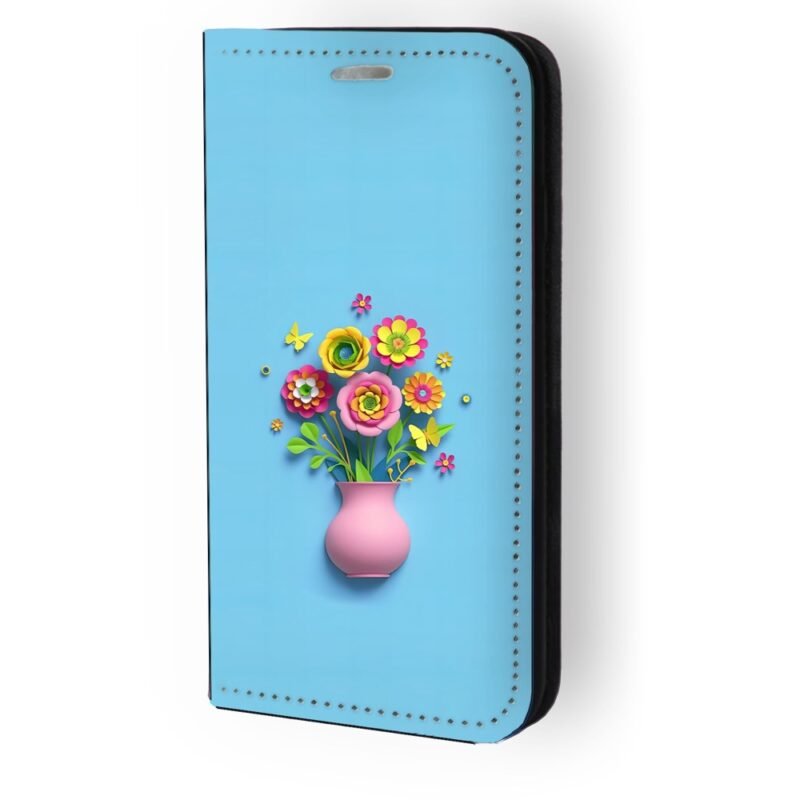Θήκη book με σχέδιο flower vase 91866 (Galaxy A25)