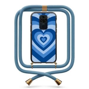 Heart illusion θήκη με κορδόνι & σχέδιο 9907 για Xiaomi Redmi Note 9