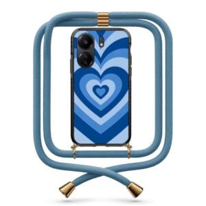 Heart illusion θήκη με κορδόνι & σχέδιο 9907 για Redmi 13C 4G