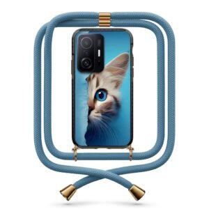 Half cat face θήκη με κορδόνι & σχέδιο 9908 για Xiaomi Mi 11T/11T Pro/ 11T Pro