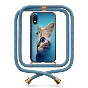 Half cat face θήκη με κορδόνι & σχέδιο 9908 για Xiaomi Redmi 7A