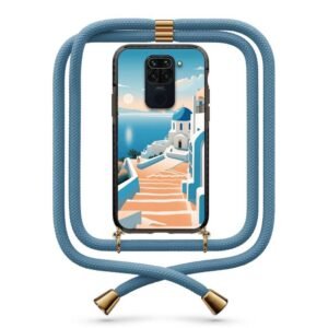 Greek island θήκη με κορδόνι & σχέδιο 9909 για Xiaomi Redmi Note 9