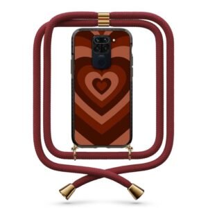 Heart illusion θήκη με κορδόνι & σχέδιο 9910 για Xiaomi Redmi Note 9