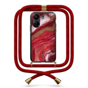 Marble θήκη με κορδόνι & σχέδιο 9805 για Redmi 13C 4G