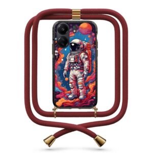 Astronaut θήκη με κορδόνι & σχέδιο 9811 για Redmi 13C 4G
