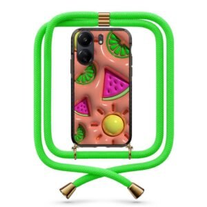 3d fruits θήκη με κορδόνι & σχέδιο 9824 για Redmi 13C 4G