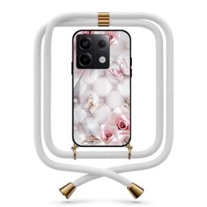 Pillow roses θήκη με κορδόνι & σχέδιο 9717 για Redmi Note 13 Pro 5G